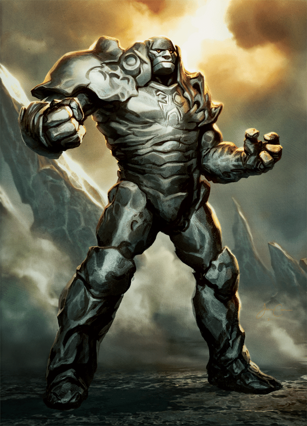 This one is unique, Karn here is a colorless character, so it gives him an unusual spin.