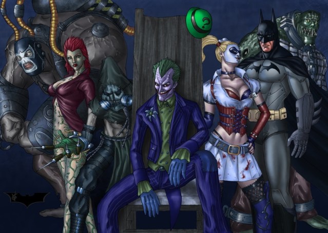 batman dc comics the joker harley quinn poison ivy killer croc batman arkham asylum scarecrow comic_www.wallpaperto.com_54