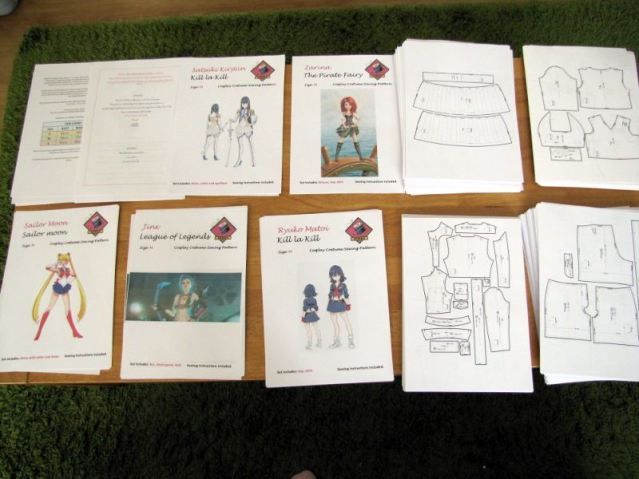 Photo by Anathiell. A look at the cosplay sewing patterns that include all the details you need to make your sewing life easier.  The cosplay sewing patterns measurements available include small, medium and large.