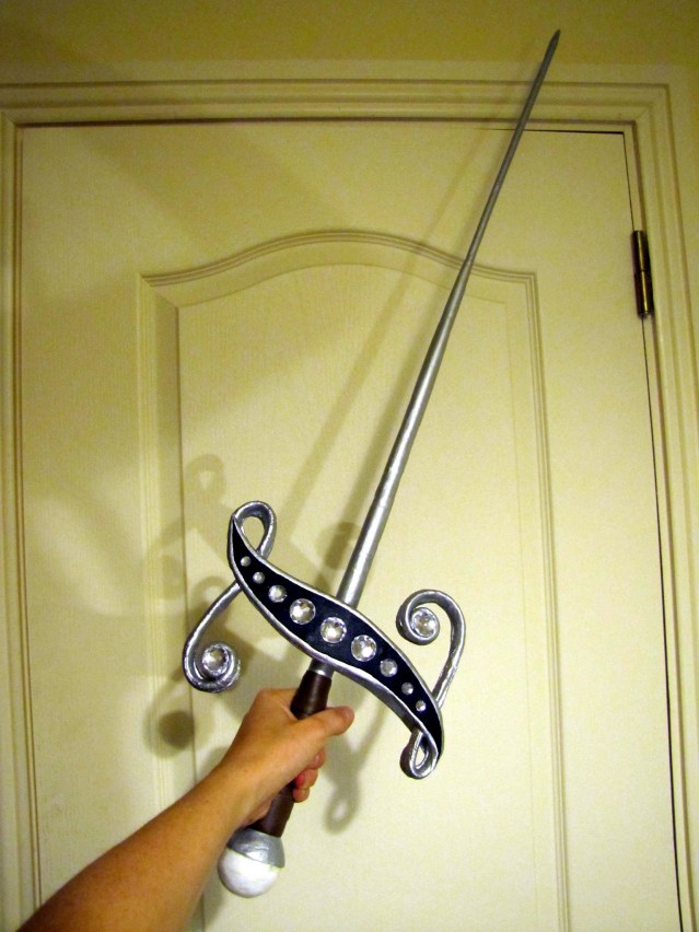 Photo by Anathiell. Anathiell’s Zarina The Pirate Fairy sword that was made entirely out of Worbla scraps.
