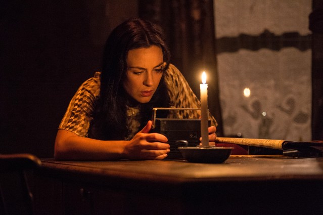  Actor Roisin Gallagher as Ruth in a scene from Pentecost at the Lyric Theatre until 18 Oct. To  book tel: 028 90381081 or www.lyrictheatre.co.uk Pic Credit: Steffan Hill 