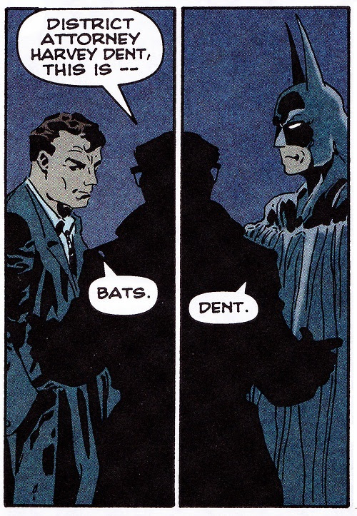Batman, Jim Gordon and Harvey Dent