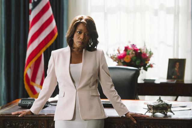 Alfre Woodard as the President
