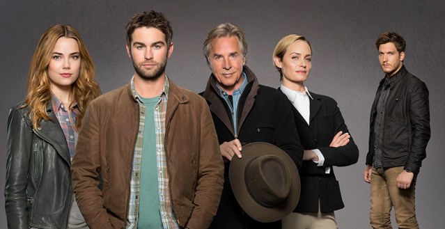 UNTITLED PATE & FISHBURNE PROJECT - Starring Don Johnson as Hap, Chace Crawford as Billy, Rebecca Rittenhouse as Kelly, Delroy Lindo as Tip, Amber Valetta as Carla, Scott Michael Foster as Wick, India De Beaufort as Jules, Yani Gellman as AJ and Caitlin Carver as Lacey. (ABC/Craig Sjodin) REBECCA RITTENHOUSE, CHACE CRAWFORD, DON JOHNSON, AMBER VALETTA, SCOTT MICHAEL FOSTER
