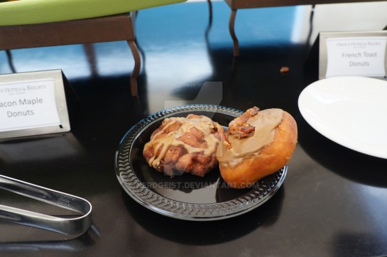 bacon_maple_and_french_toast_donuts_at_wired_cafe_by_nerdgeist-d9293fe