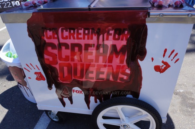 Sceam Queens Ice Cream cart