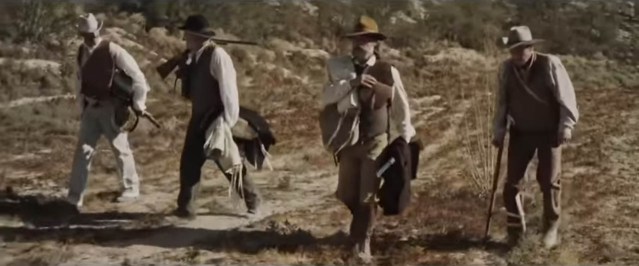 Bone Tomahawk 2015 american western horror about Four men set out in the Wild West to rescue a group of captives from cannibalistic cave dwellers