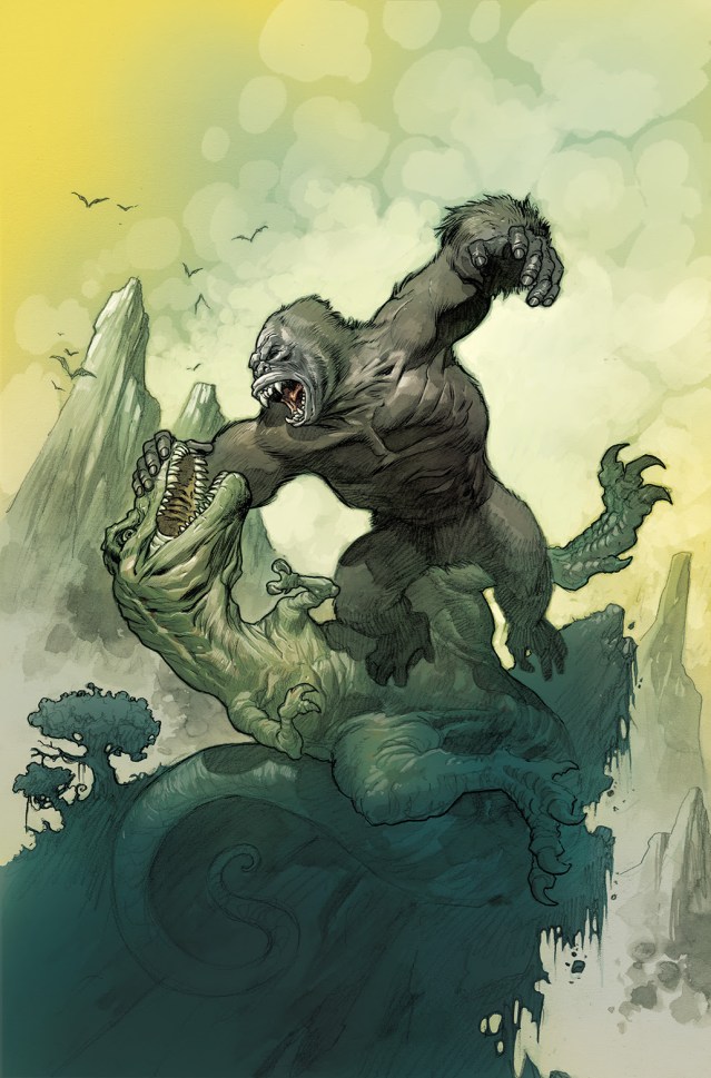 Kong of Skull Island #1 Incentive Cover 2 by Eric Powell